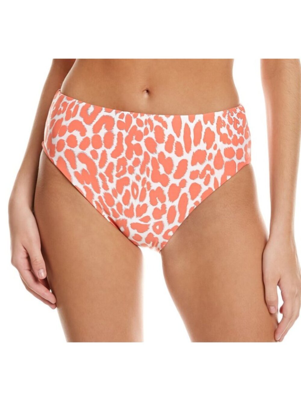 NEW Carmen Marc Valvo - S Melon Reversible Bikini Swim Bottom Orange